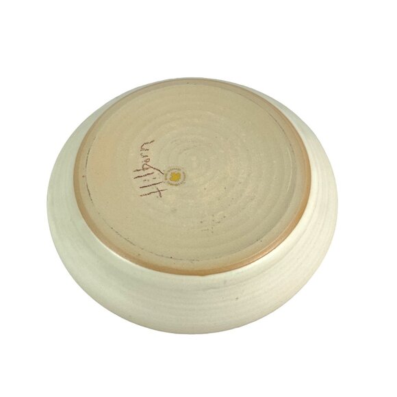 Handcrafted Ceramic Bowl With Leaf Design By Hilborn - Picture 6 of 8